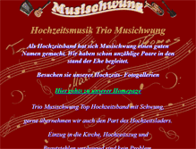Tablet Screenshot of hochzeit.musischwung.com